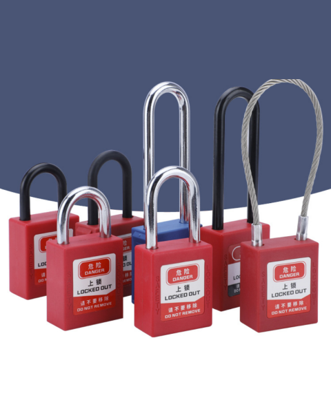 full range safety padlocks cable lock nylon padlock steel padlock